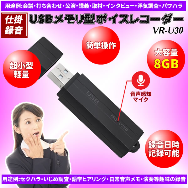 ųϿUSB귿ܥ쥳8GB  VR-U30